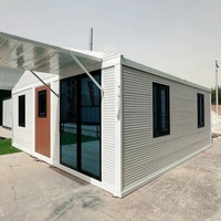 Maison mobile de luxe, petite maison préfabriquée de 20 pieds ou 40 pieds, villa extensible en acier, conteneur habitable avec 2, 3 ou 4 chambres, utilisation hôtelière