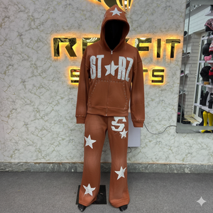 Nouvelle collection : Survêtement unisexe streetwear hiver à capuche et taille élastique – Prix bas, services ODM, design unique - Product Image 4