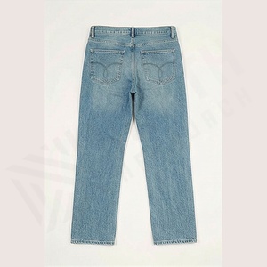 Pantalones Vaqueros de Mezclilla para Hombre Estilo Occidental, Corte Recto, Ropa de Moda Urbana, Color Personalizado, Venta al Por Mayor de Fábrica - Product Image 2