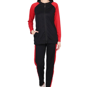 Ensemble de survêtement d'hiver personnalisé pour femme, 2 pièces, haute qualité, dernier design, décontracté, en velours brodé, vente en gros - Product Image 2