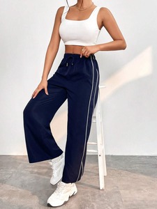 Women's Lightweight <b>Fleece</b> Jogger Pants Breathable Comfortable Windproof Casual Winter <b>Trousers</b> with Flat Front - Product Image 2