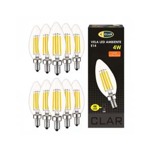 4W E14 LED Filament Candle <b>Bulbs</b> - Product Image 2
