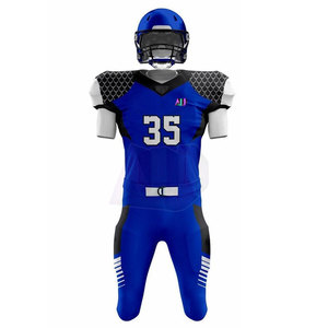 Uniforme de Fútbol Americano Personalizable y Transpirable con Manga Corta y Material de Poliéster y Spandex Resistente para Equipos Adultos - Product Image 2
