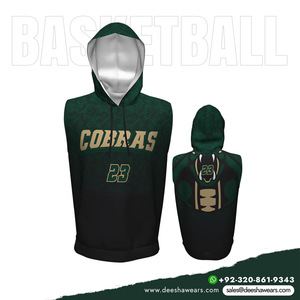 Sweat à capuche de basketball pour homme, pull en polaire, vêtement de sport, sweat-shirt d'entraînement, respirant, anti-humidité, pour l'été, tenue d'équipe, service OEM - Product Image 3