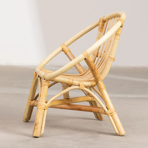 Sillas de comedor de ratán para bebés, silla natural de lujo, fabricante al por mayor de Vietnam - Product Image 5