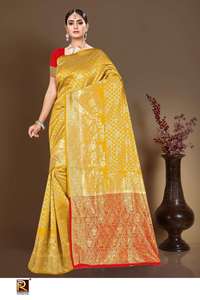 Ronisha Banarasi Silk Sarees Fashion D.No-124 Grossistes de vêtements indiens et pakistanais - Product Image 4
