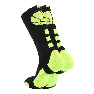 Chaussettes de sport en coton d'hiver, chaussettes de course à pied, chaussettes de basket-ball, chaussettes de sport antidérapantes, chaussettes de football personnalisées en gros avec rayures, chaussettes pour hommes - Product Image 1