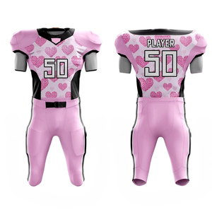 Nuevo Uniforme de Fútbol Americano Sublimado Unisex de Alta Calidad, Pantalones Cortos de Verano para Todos los Deportes, Uniforme Transpirable para Clubes Deportivos de Adultos, Tallas Grandes, Secado Rápido - Product Image 1