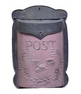 Boîtes aux lettres de jardin en fer de designer 2026, montage mural, décoratives, en fer galvanisé, boîte aux lettres de poteau, exportateur en gros - Product Image 1