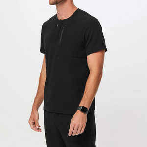 Uniformes Médicos de Verano de Alta Calidad, Uniformes de Enfermera Cómodos, Transpirables, de Secado Rápido, Tallas Grandes, Logotipo Personalizado, Material Spandex - Product Image 5