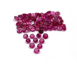 Lote de piedras preciosas sueltas de espinela Rosa natural 1,50-3 MM corte redondo IGI certificado para la fabricación de joyas - Product Image 5
