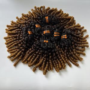 ผมต่อบริสุทธิ์เวียดนามสั้น3โทนลึกหยิกเป็นลอนเรียงตามแนวเดียวกัน - Product Image 6