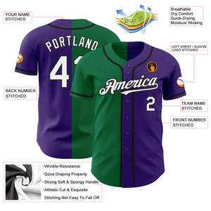 Maillot de baseball sublimé en gros authentique respirant léger séchage rapide vêtements cousus durables pour les écoles - Product Image 3