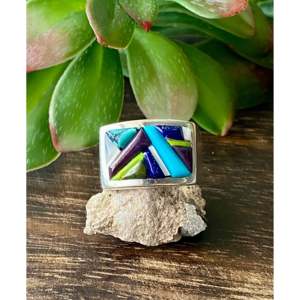 Anillo Eugene David Cobblestone con Múltiples Piedras y Plata de Ley, Talla 11.5, para Regalo - Product Image 1