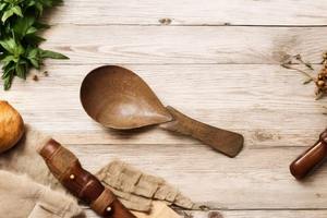 Cuillère en bois élégante, fabriquée à la main, style luxueux, prise en main confortable, manche long, jetable, ustensile de cuisine pour les fêtes, service, mélange - Product Image 4