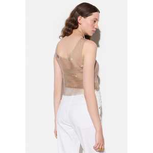 Top Corto Brillante con Pedrería - Product Image 4