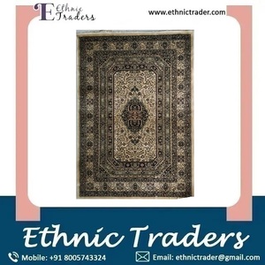 Nueva Colección de Alfombras Bordadas con Motivos Florales de la India para Sala de Estar y Dormitorio, de Fabricante Indio de Alfombras - Product Image 6