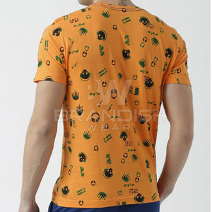 Impresión personalizada de la sublimación del logotipo de la camiseta al por mayor Tallas grandes de los hombres de la sublimación Camisetas en venta directa de fábrica - Product Image 3