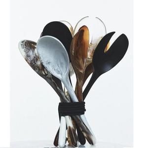 Juego de cubiertos de resina epoxi de lujo con asas de mármol remolino pastel ideal para mesa de comedor moderna hogar y uso festivo - Product Image 5