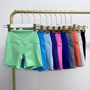 Pantalones cortos de Yoga para entrenamiento de talla grande y cintura alta para mujer - Product Image 4