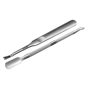 Ensemble professionnel de 3 pièces d'outils en acier inoxydable pour les soins des mains et des pieds pédicure ciseaux à cheveux dissolvant de grattoir à cuticules - Product Image 2