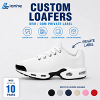 Chaussures de course tricotées personnalisées avec motif coloré, légères, respirantes, en maille, semelle extérieure en EVA, décontractées, sportives, OEM ODM, usine, prix bas