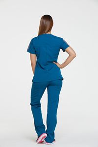 Blouse médicale OEM pour hôpitaux, vêtements d'hôpital pour médecins, unisexe, en tissu polyester et toile, détection d'aiguilles, blouses personnalisées - Product Image 5