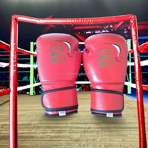 Gants de boxe en cuir personnalisés unisexe de 8oz et 16oz pour l'entraînement, le fitness et les arts martiaux, accessoires de combat pour hommes - Product Image 5