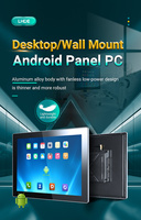 DC24V Caja de aluminio 10,4 pulgadas IP65 Android Pantalla táctil capacitiva de 10 puntos PC industrial Todo en una computadora Panel táctil PC
