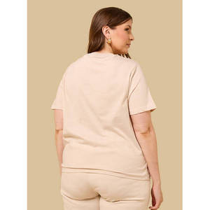 T-shirt uni pour femme, coupe classique, manches courtes, basique, décontracté, confortable pour tous les jours, OEM, marque privée - Product Image 3