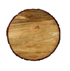 Craft Wooden Log Natural Bark Coaster Slice Natural Wooden Slices 10 cm Two Side Mango Popular Wood coaster Made in India - Product Image 5