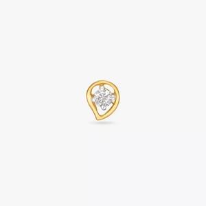 Experience Luxury Traditional to Modern 18K Fine Nose Pin para mujer Joyas elegantes en Oro y Diamantes para todos los días - Product Image 1
