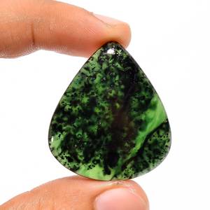 Calidad de Grado Superior 100% piedras preciosas de Jade de nefrita Natural parte posterior plana cabujón de Jade de nefrita cabinas de cristal de Jade al por mayor - Product Image 4