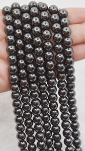 Superb Quality Naturals Healing Hematite 8mm Crystal Round Beads Semiprecious Gemstone For Jewelry Making Meditation - Product Image 4