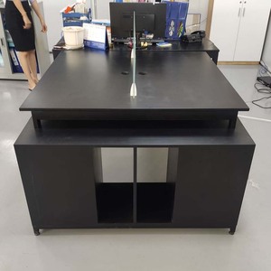 โต๊ะทำงานแบบมินิมอล 2 ขา พร้อมตู้ (120x150 ซม.)-Uconcept HBUC031-ไม้ยางพารา ประกอบง่าย - Product Image 5