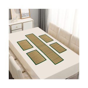 Juego de Manteles Individuales Texturizados Verde Oliva y Servilletas a Juego para Decoración de Mesa Refinada, Bodas, Restaurantes y Hostelería - Product Image 4