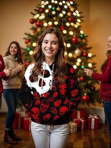 Pull à capuche d'hiver unisexe imprimé galaxie 3D de haute qualité 100% coton style décontracté avec grandes poches conçu pour tout le monde - Product Image 2