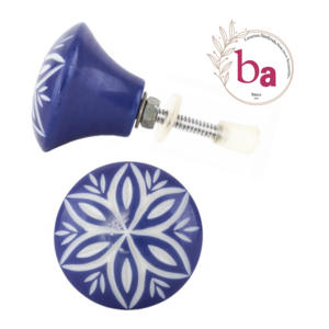 Commode moderne armoire cuisine chambre armoires bleu tropical gravé résine boutons tirer poignée bois laiton os corne pour tiroirs - Product Image 1