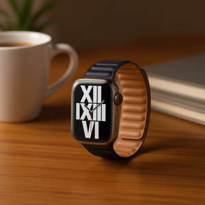 สายนาฬิกาหนังแท้ DAM Luxury แบบตาข่ายพร้อมหัวเข็มขัดแบบผีเสื้อ สำหรับนาฬิกาขนาด 42/44/45/49 มม. - Product Image 2