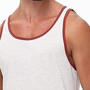 Camiseta Deportiva de Algodón para Hombre, Secado Rápido, Sin Mangas, para Correr, Ejercicio Muscular, Gimnasio - Product Image 2