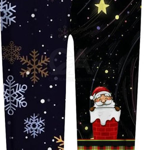 Pantalon de Noël pour femmes en coton coupe-vent, logo personnalisé, taille plus, style unique, pantalon de Noël pour femmes, Nouvel An - Product Image 5