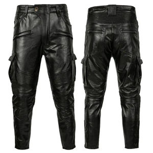 Fabrication sur mesure de pantalons de moto en cuir pour hommes de différentes couleurs/meilleur prix de pantalons de moto en cuir de bonne qualité - Product Image 4