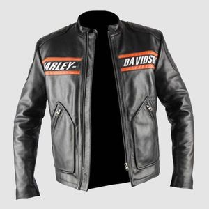 CHAQUETA DE CUERO MOTO DUKE - Product Image 1