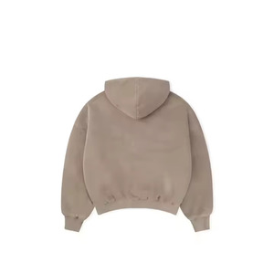 Sudadera con capucha de invierno sólida de gran tamaño gruesa pesada hombro caído hombres francés Terry peso pesado logotipo personalizado 500 460 400 GSM 2025 - Product Image 2