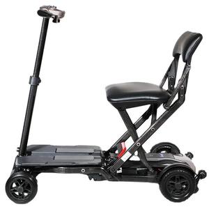 Scooter Eléctrico Plegable de Alta Potencia para Adultos, con Cuatro Ruedas, Llantas Gruesas de 11 Pulgadas, Marco de Aleación de Aluminio, Motor sin Escobillas de 6000W, 3.6km/h - Product Image 1