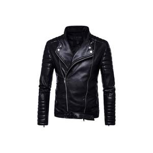 Vestes en cuir de vachette véritable pour hommes Veste en cuir véritable Vêtements pour hommes Manteau d'automne Manteau décontracté en cuir - Product Image 3