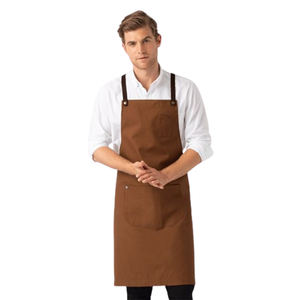 Delantal de cocina de cintura de algodón de alta calidad premium, personalizable con el logotipo de su marca, diseño sin mangas - Product Image 5