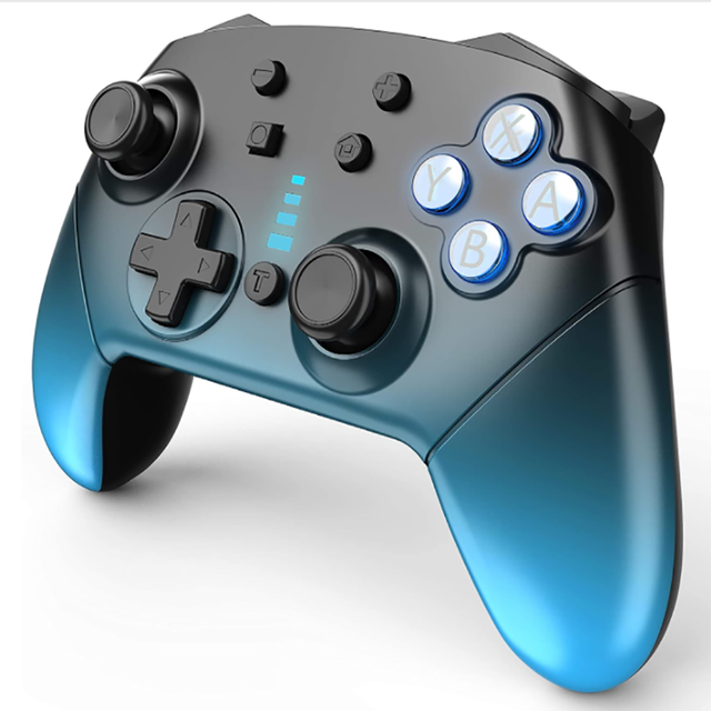 Wireless for Pro Controller Gamepad with 6-Axis Gyro HD Vibration for ABS+PC Material Multi Colors