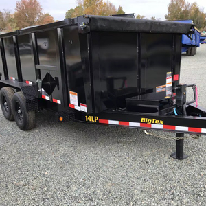 New 1483 Dump <b>Trailer</b> 4 Sides 14K with Motor Pump Gear High Productivity for Sale - Product Image 1
