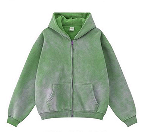 Sweats à capuche décontractés OEM ODM pour hommes dernier style personnalisé 100% coton Sweats à capuche zippés pour hommes délavés au soleil Meilleur prix Fabriqué au Pakistan - Product Image 1
